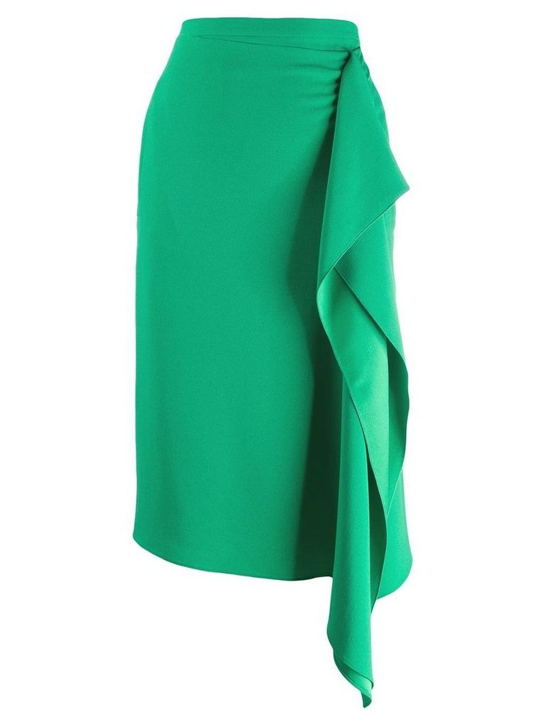 Rochas draped detail skirt - Green