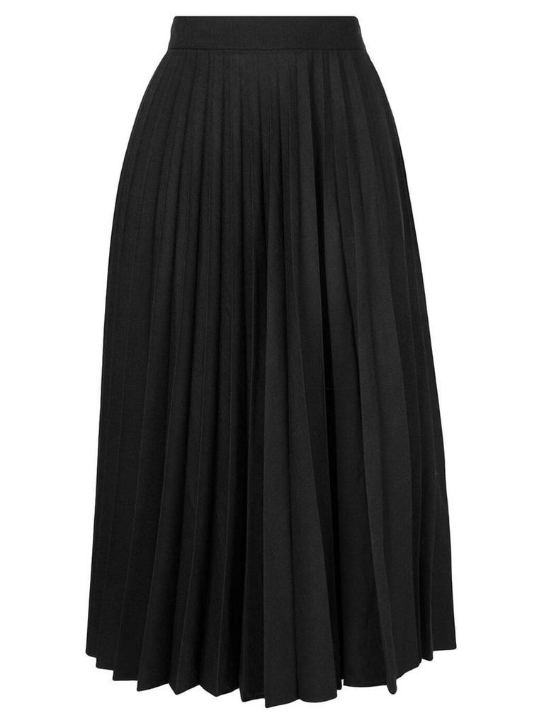 Margaret Howell pleated midi skirt - Black