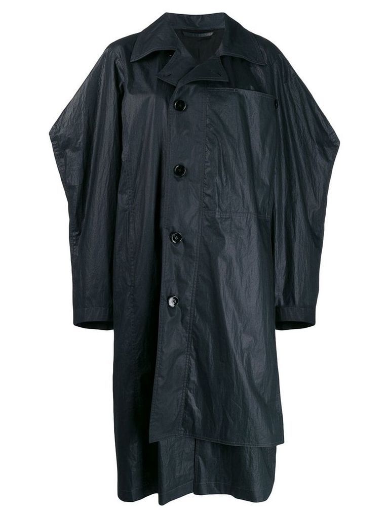 Lemaire oversized trench coat - Blue