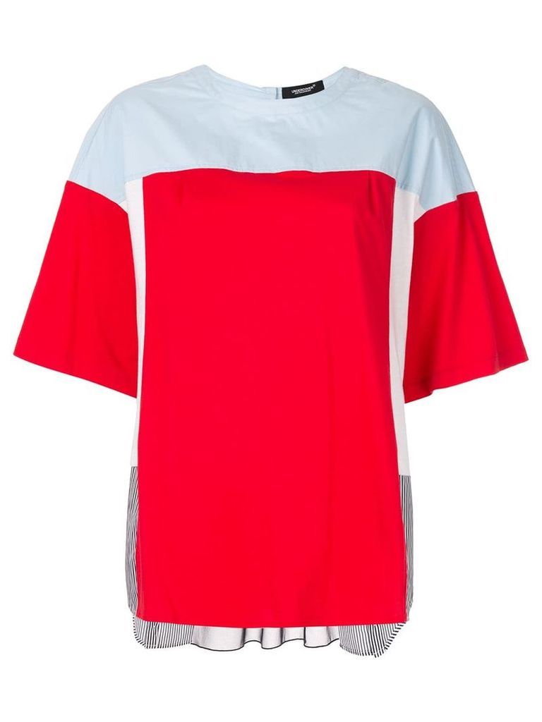 UNDERCOVER oversized colour block T-shirt - Multicolour