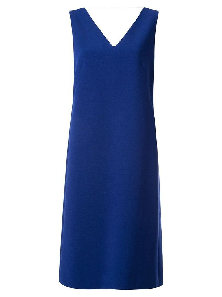 Juun.J V-neck shift dress - Blue