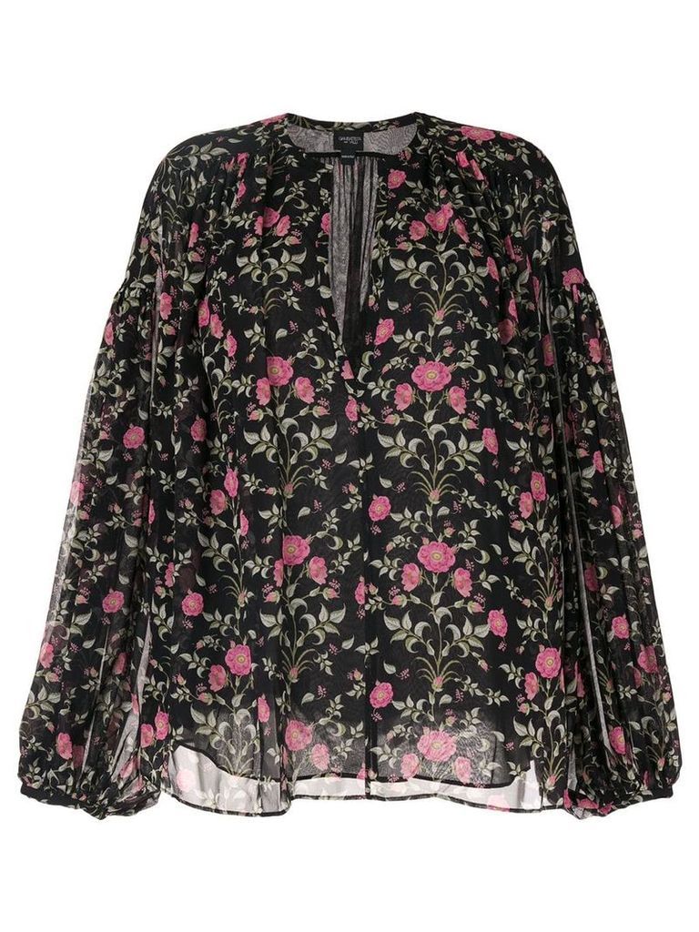 Giambattista Valli floral print blouse - Black