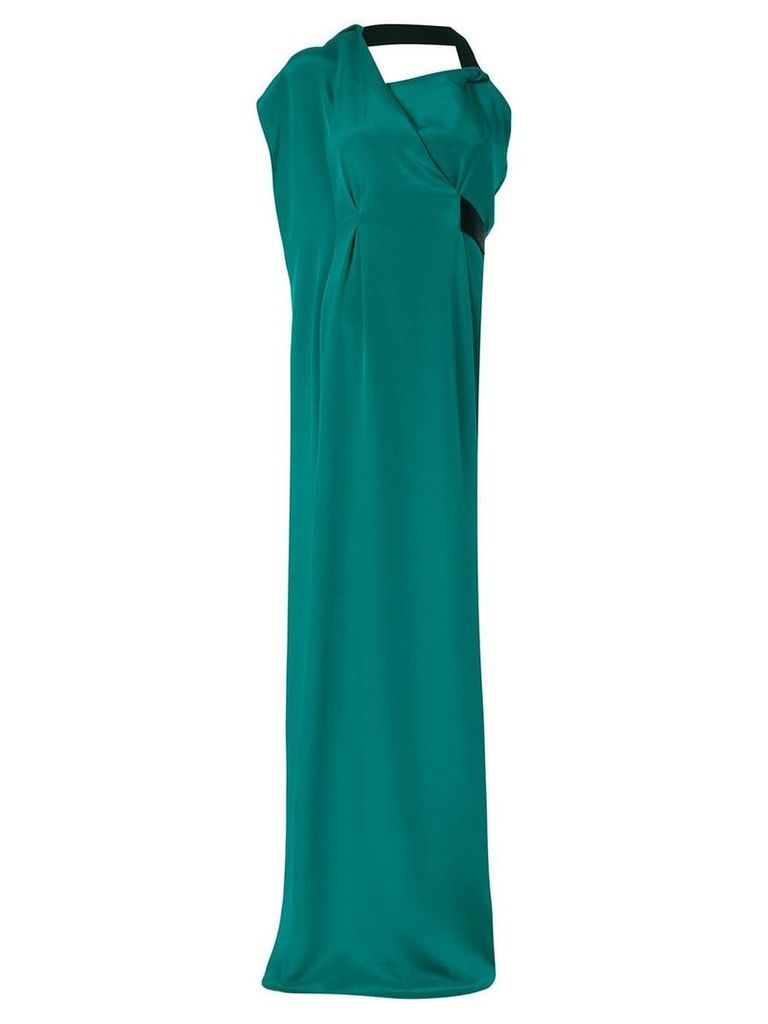 Roland Mouret asymmetric long dress - Green