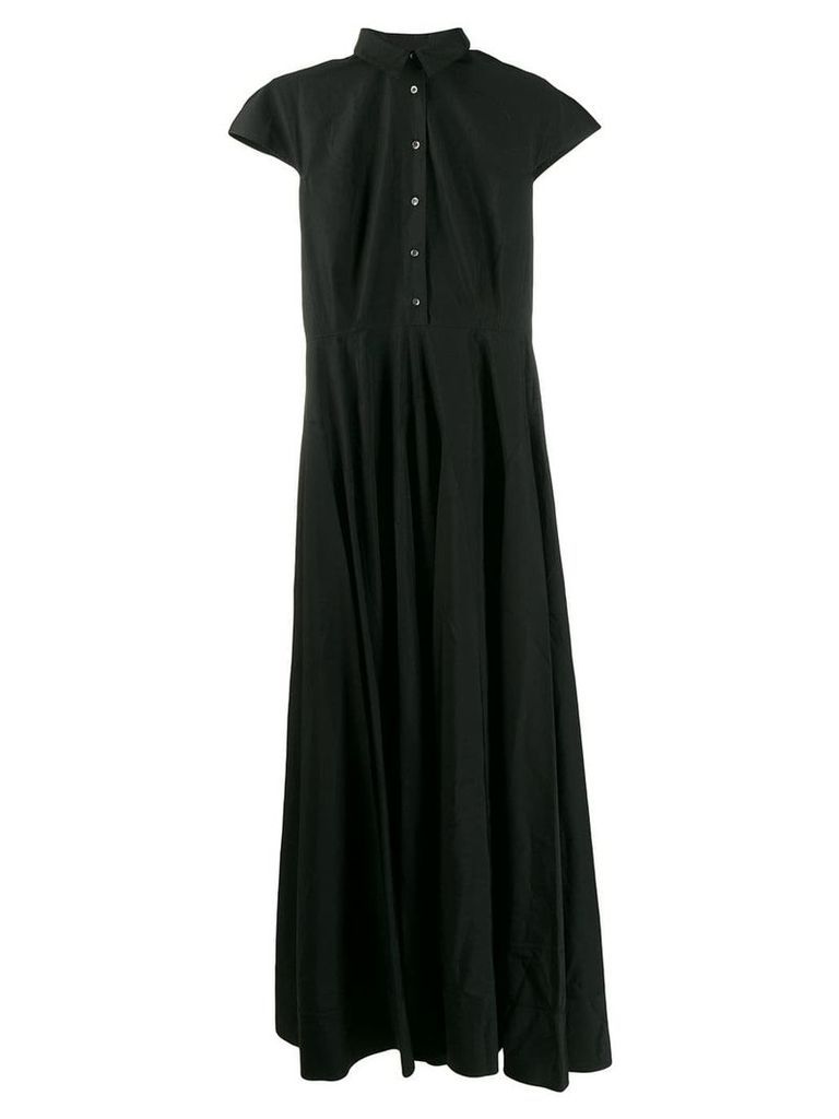 Aspesi maxi shirt dress - Black
