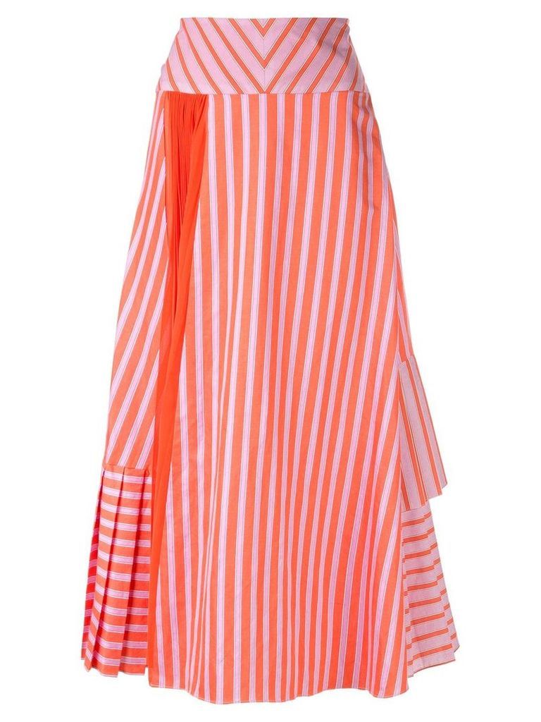 Silvia Tcherassi Brezzo a-line skirt - Orange