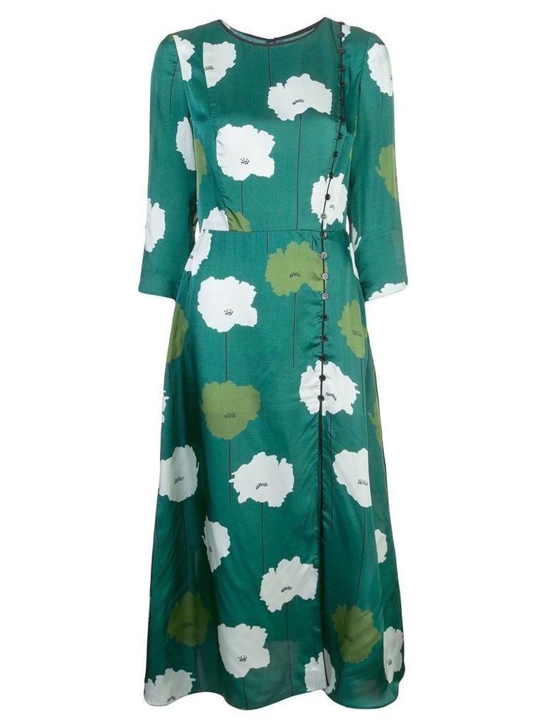 Carolina Herrera floral midi dress - Green