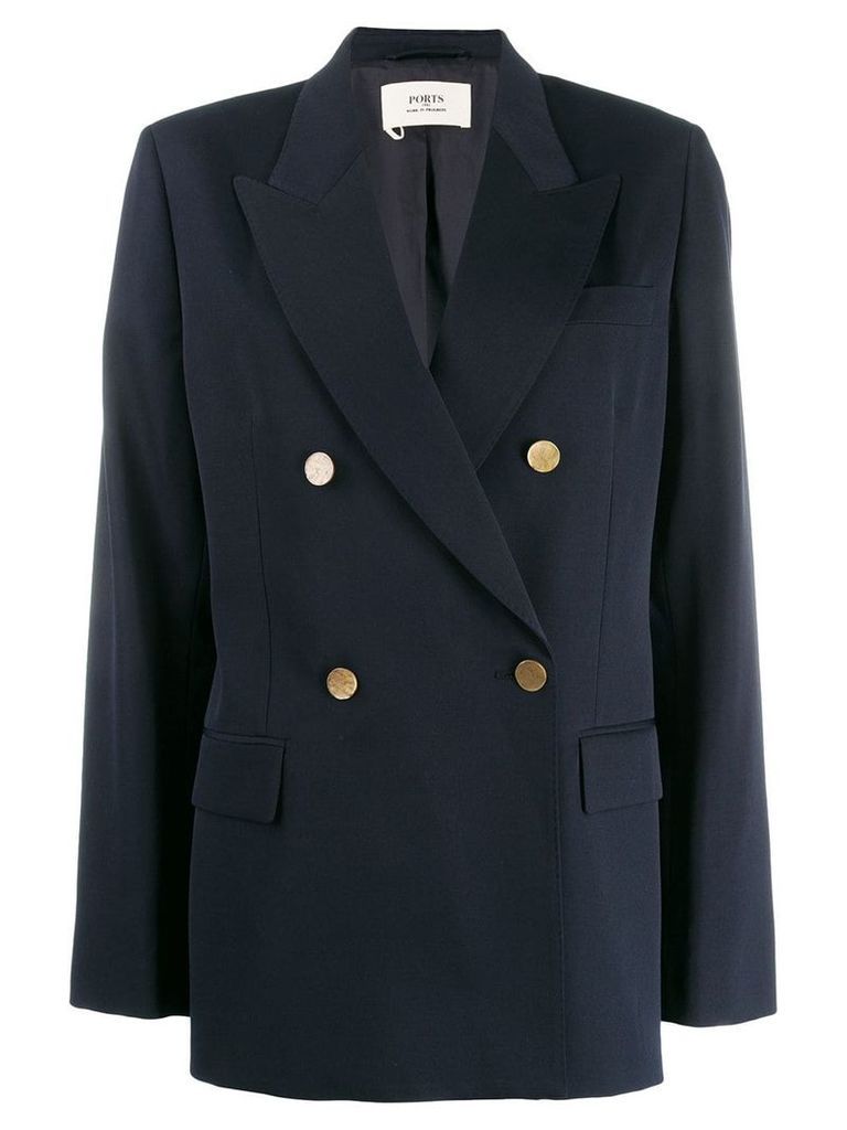 Ports 1961 double-breasted blazer - Blue