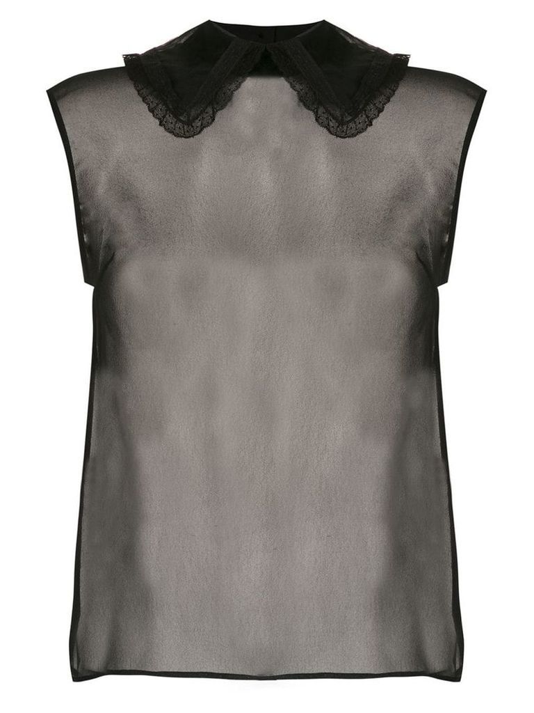 Andrea Bogosian sleeveless shirt - Black