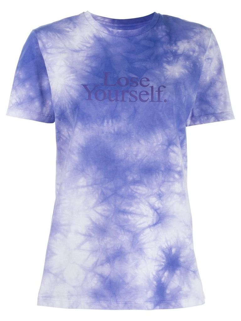 Paco Rabanne Love Yourself print T-shirt - Purple