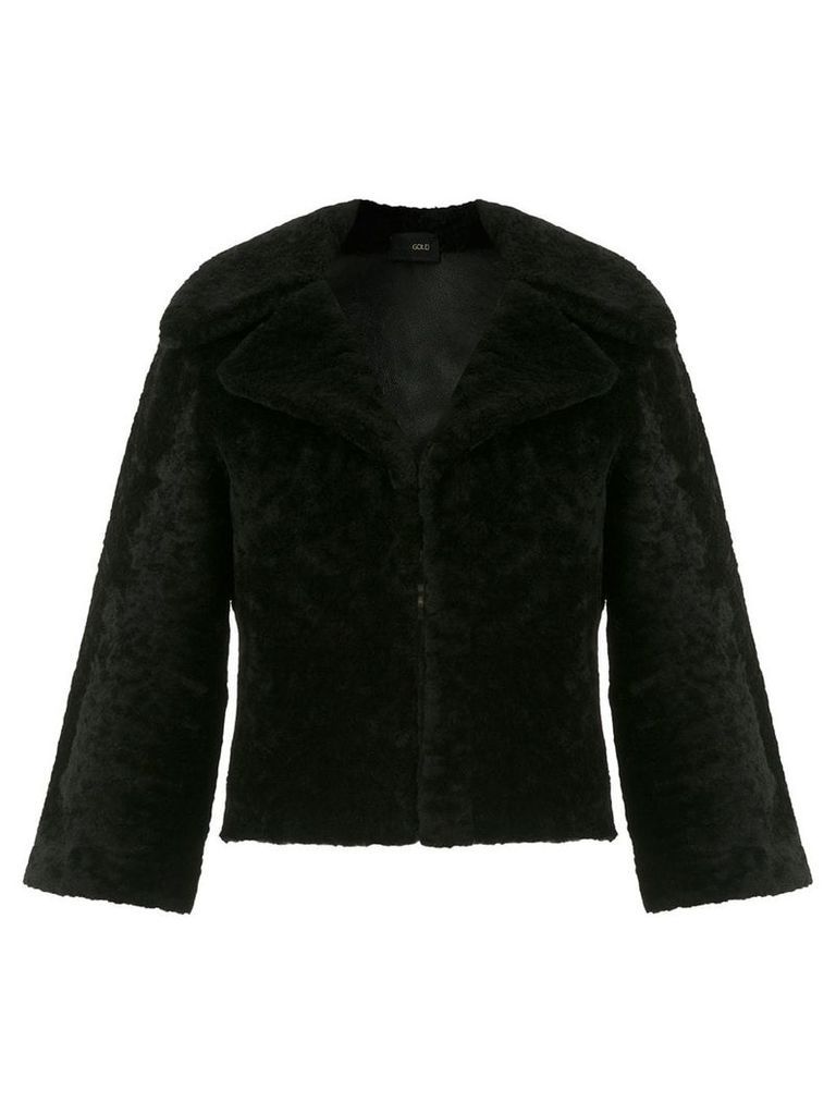 Andrea Bogosian shearling coat - Black