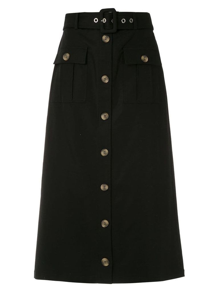 Nk midi buttoned skirt - Black