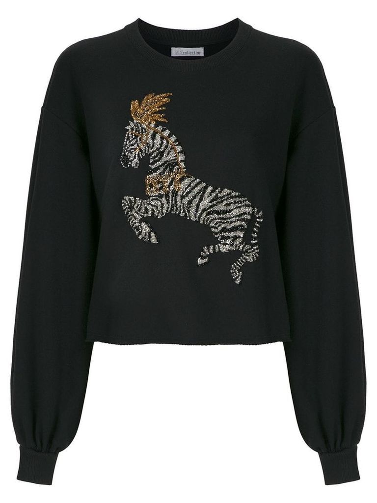 Nk embroidered sweatshirt - Black