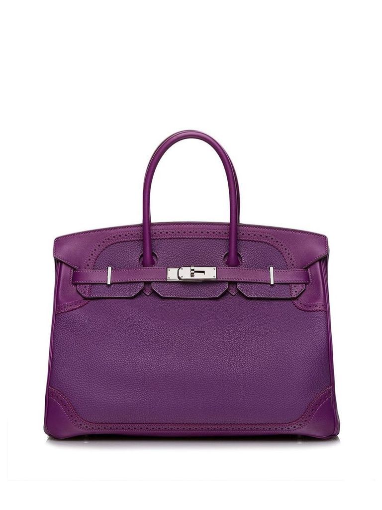 Hermès Pre-Owned Gillies Birkin 35 bag - Purple