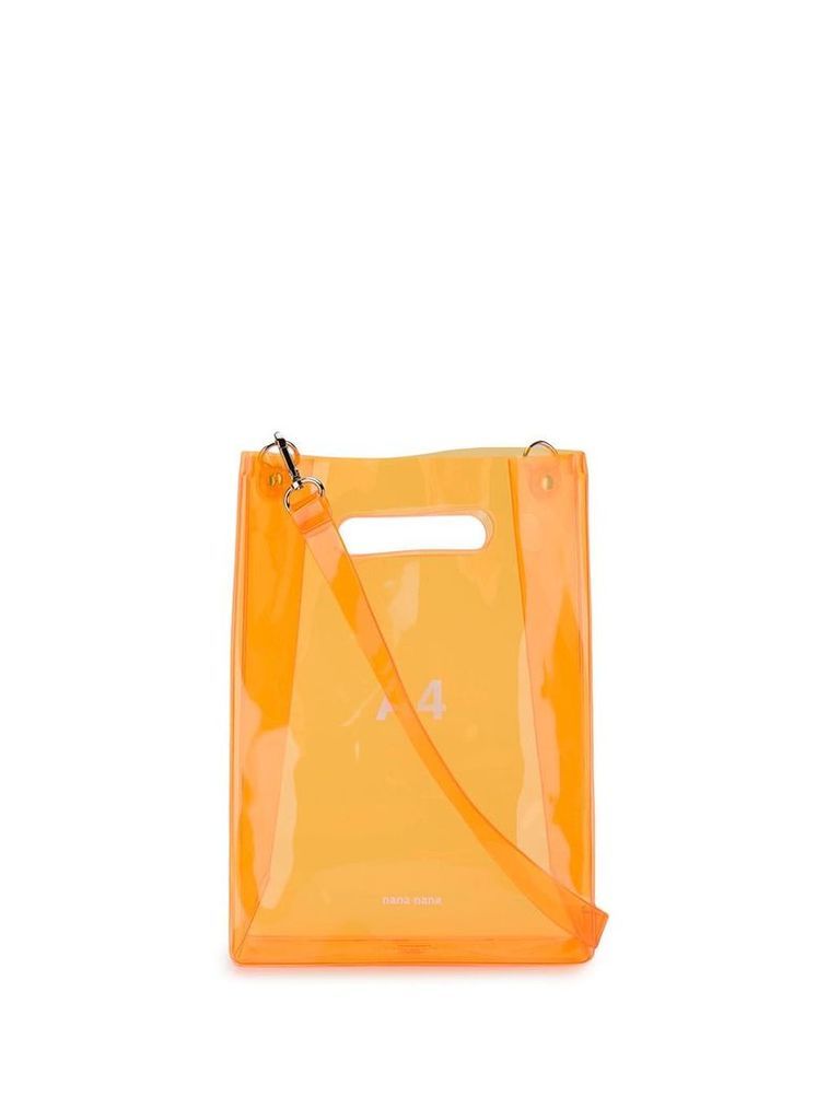 Nana-Nana transparent shoulder bag - Orange