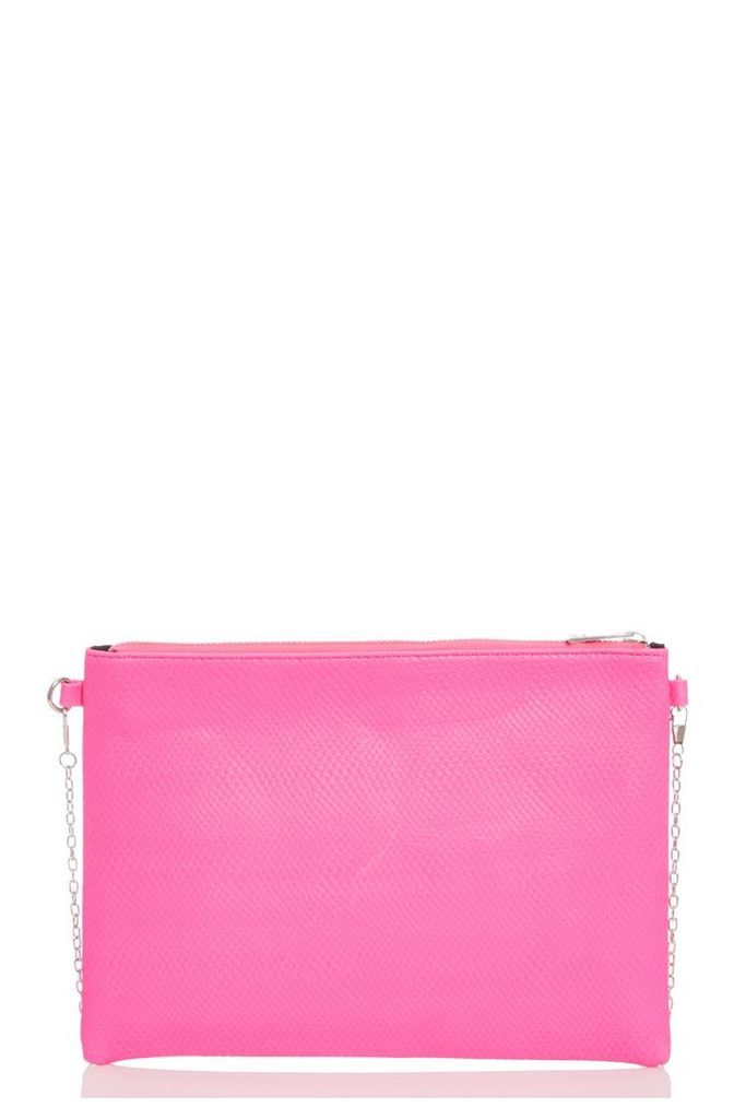 Quiz Pink Neon Zip Bag