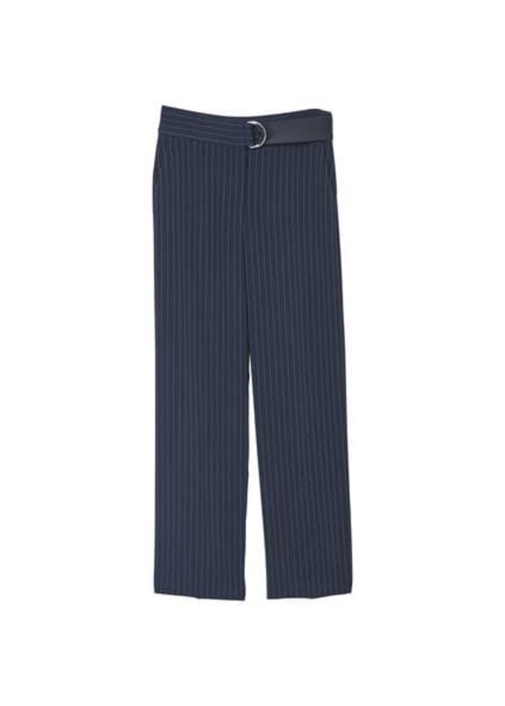 Chalk-stripe trousers