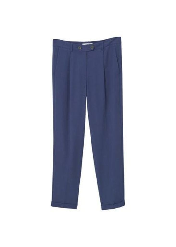 Soft fabric trousers