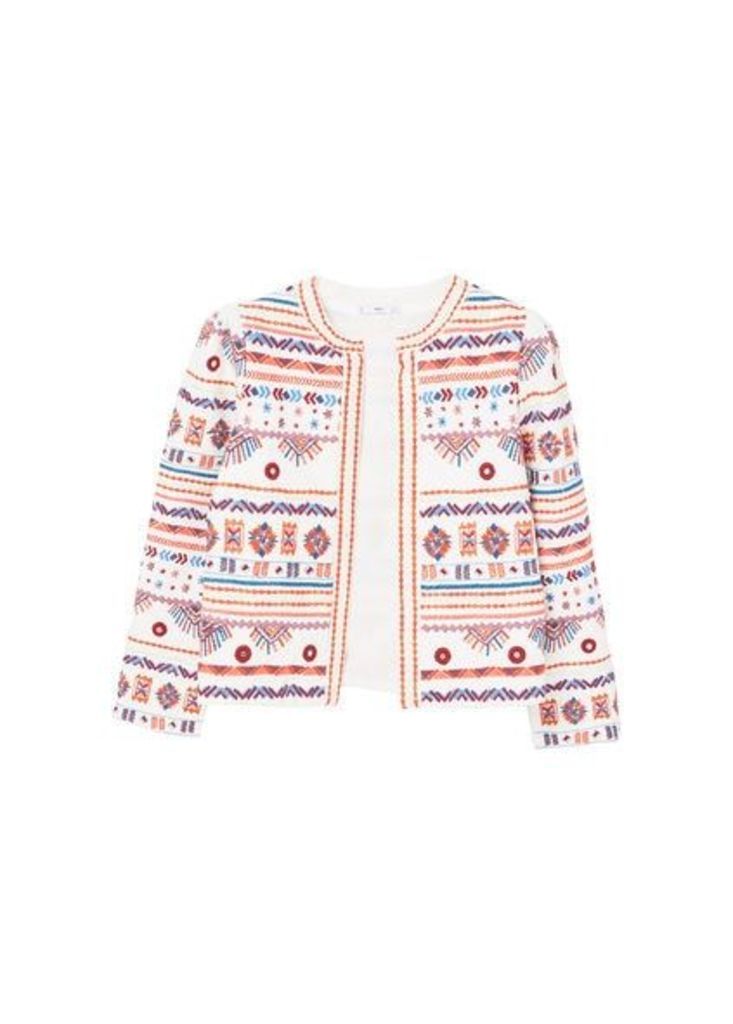 Mirror embroidery jacket