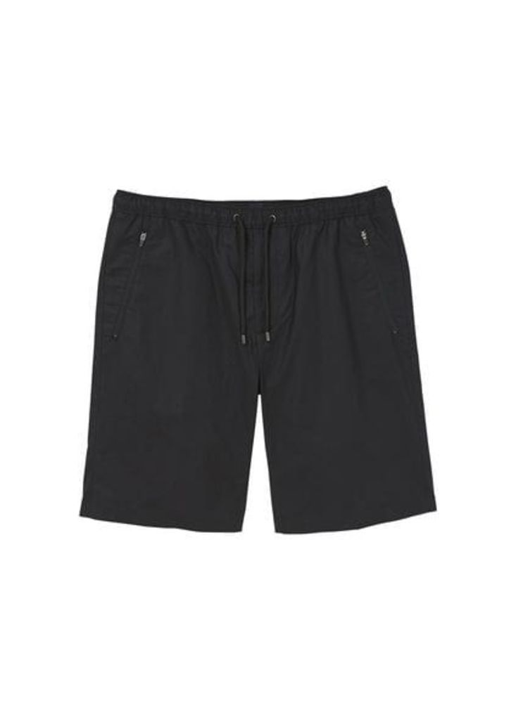 Stretch cotton bermuda shorts