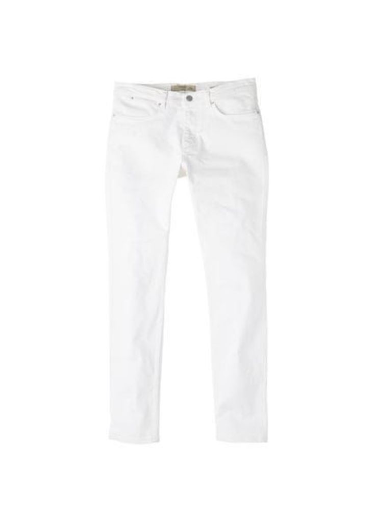 Slim-fit white Partrick Jeans