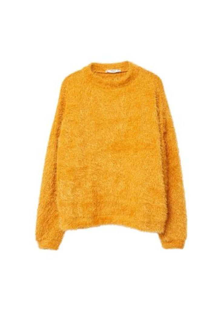 Textured mohair-blend sweater