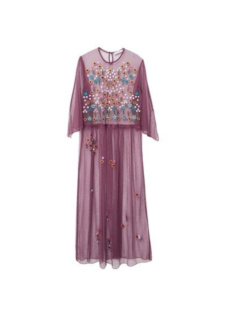 Plumeti floral embroidered dress