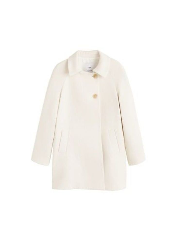 Buttoned cotton coat