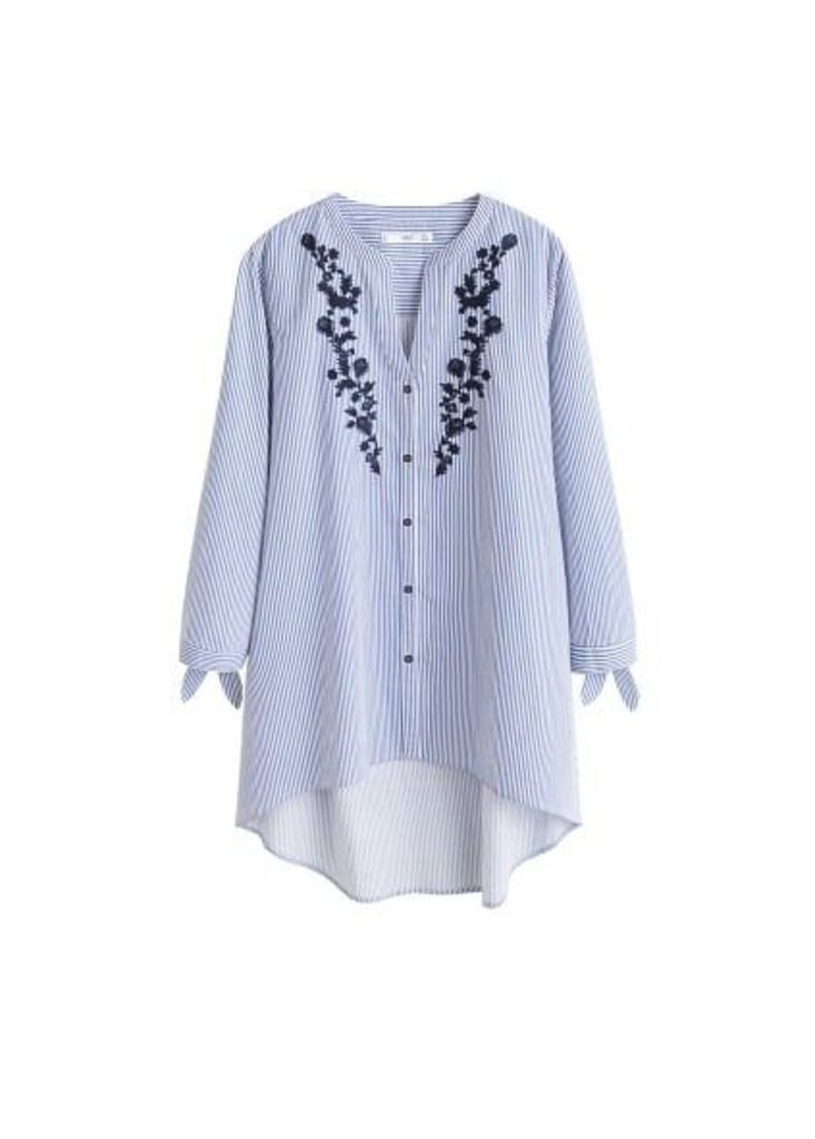 Embroidered details blouse