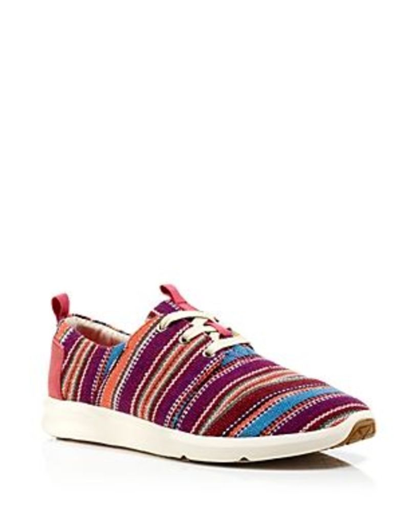 Toms Flat Lace Up Sneakers - Del Ray Tribal