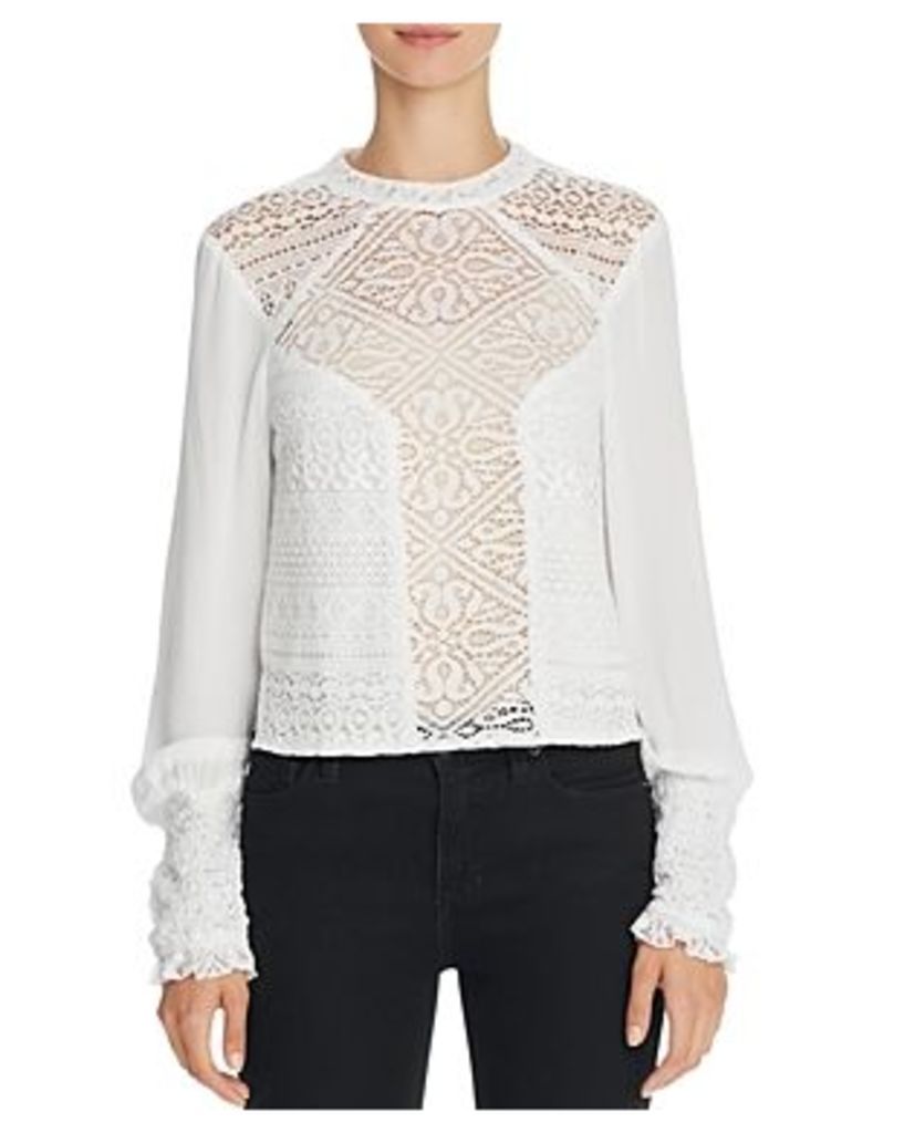 Band of Gypsies Lace Front Blouse