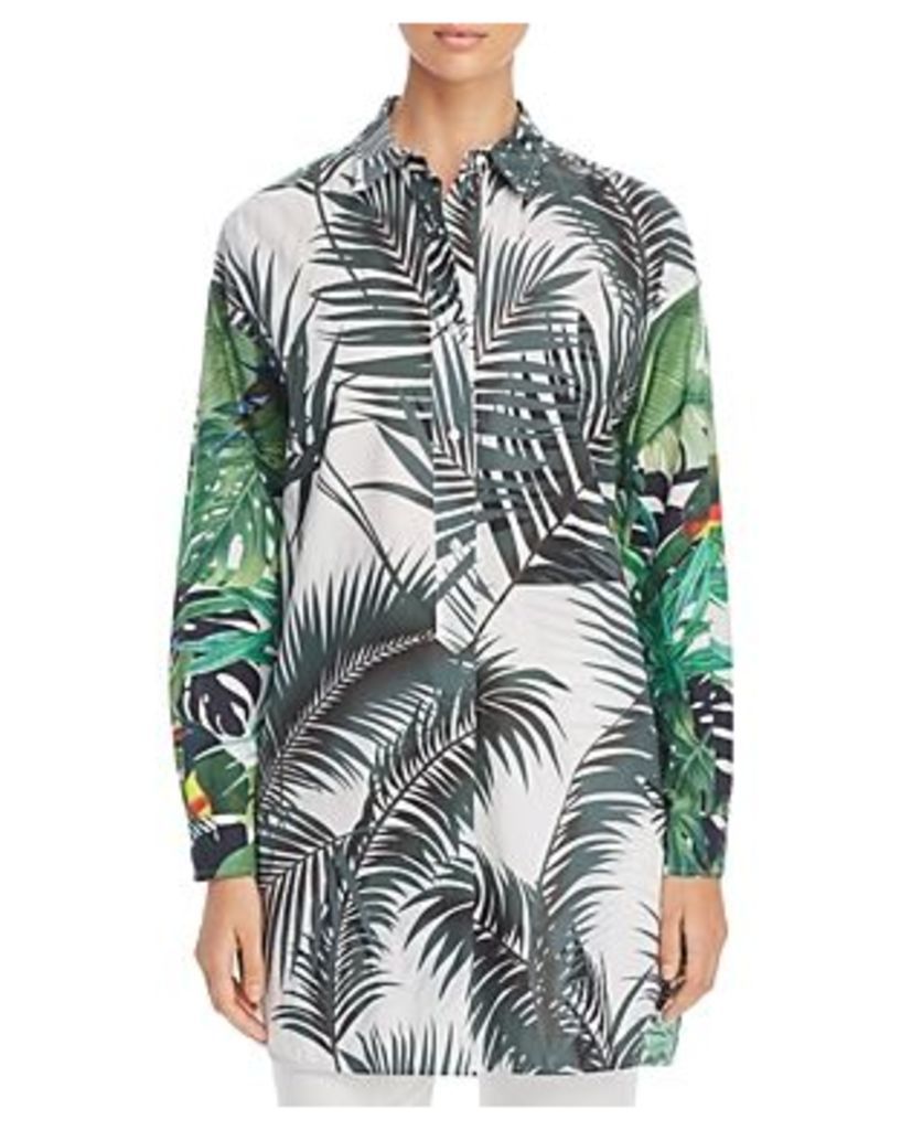 Max Mara Diego Tropical-Print Shirt