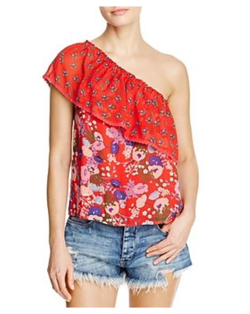 Beltaine One-Shoulder Printed Top