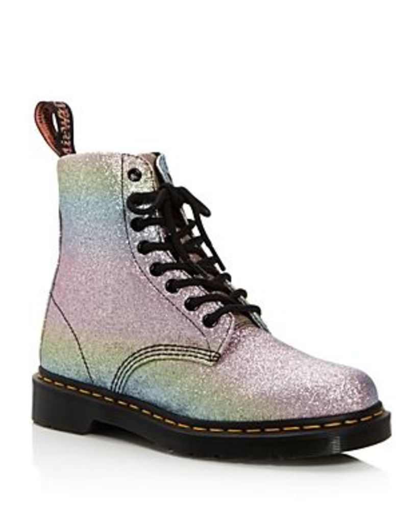 Dr. Martens Pascal Rainbow Glitter Combat Boots