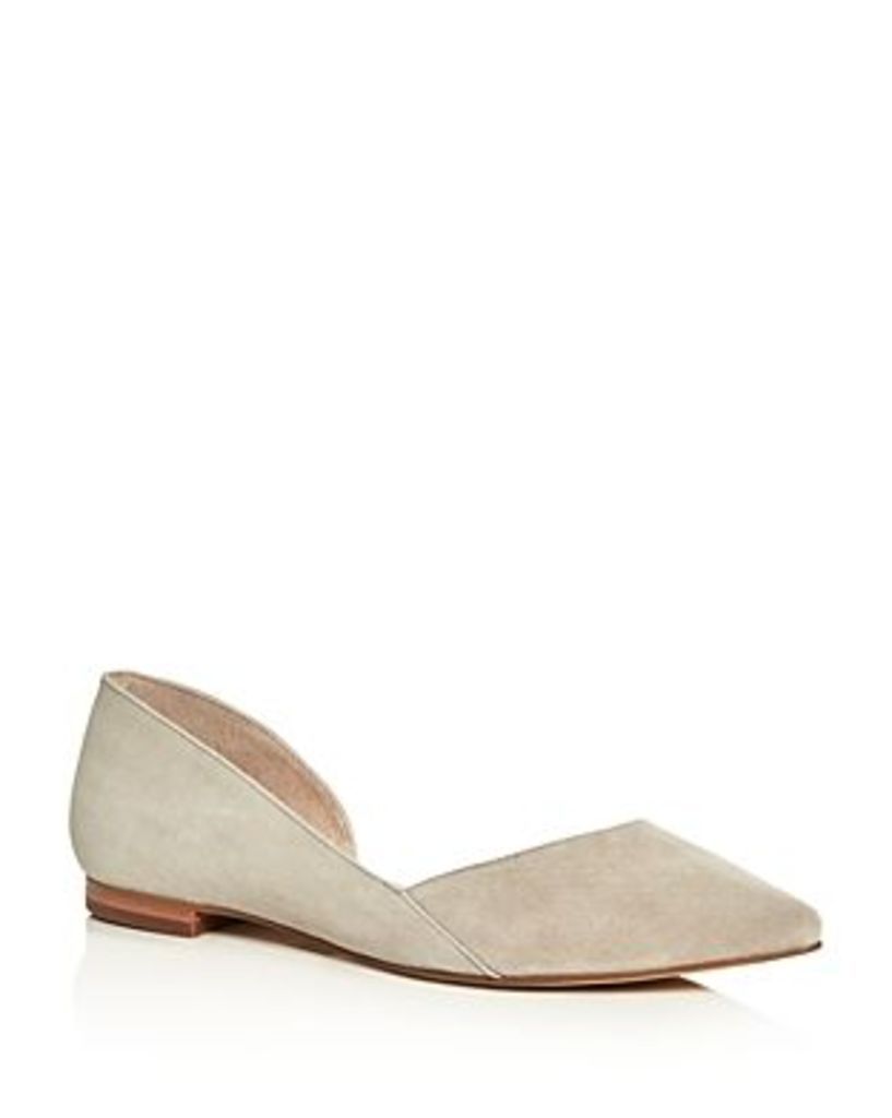 Marc Fisher Ltd. Sunny Suede Pointed Toe d'Orsay Flats
