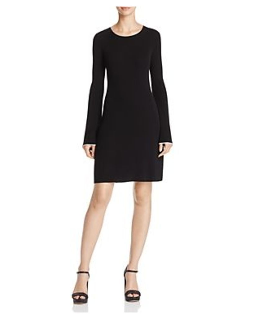 Theory Bell Sleeve Fit-and-Flare Dress