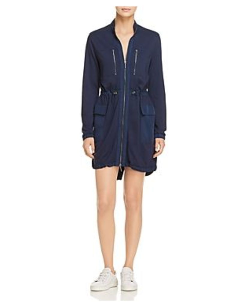 Kenneth Cole Zip-Front Utility Dress