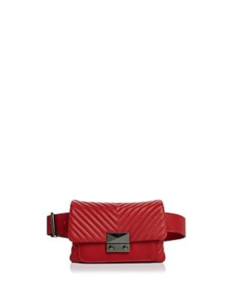 Aqua Skinny V Quilt Belt Bag - 100% Exclusive