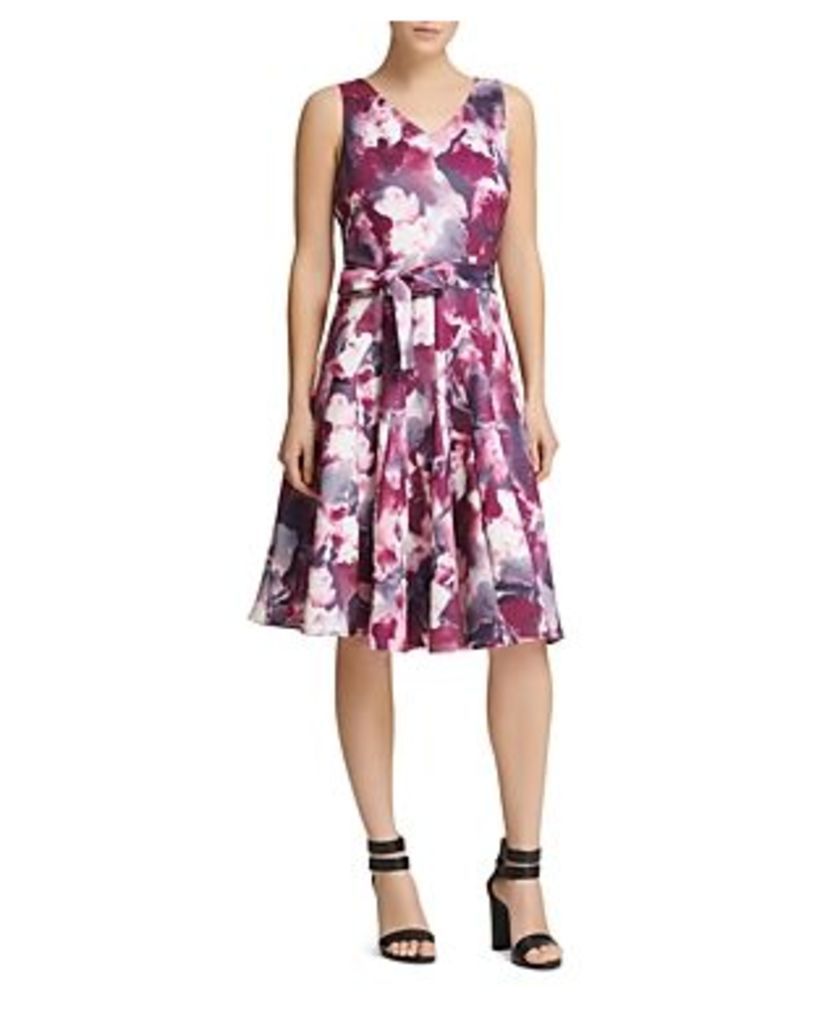 Donna Karan New York Floral Scuba Dress