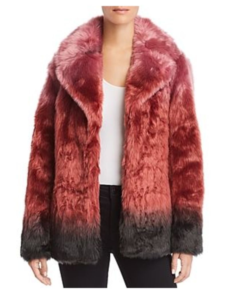 Flaming Lips Faux Fur Coat