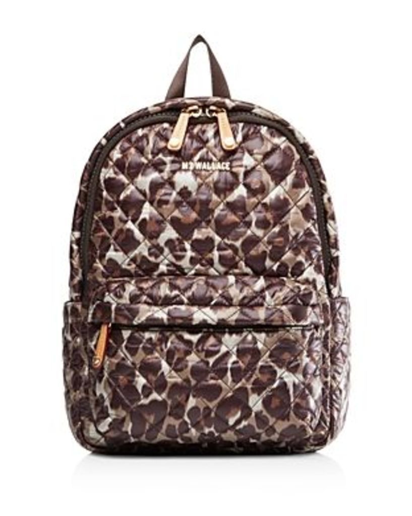 Mz Wallace Leopard Small Metro Backpack