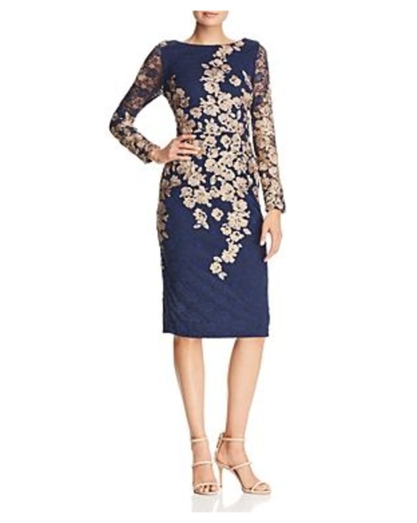 Avery G Embroidered Lace Dress