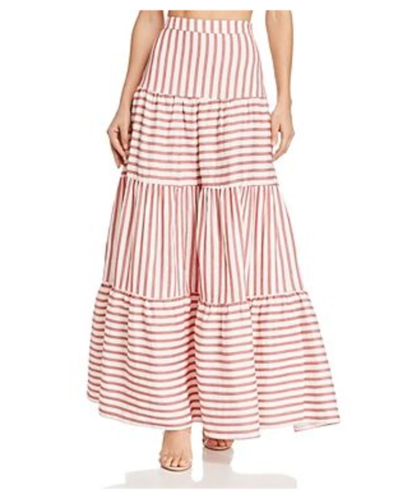 Paper London Coquillage Striped Maxi Skirt