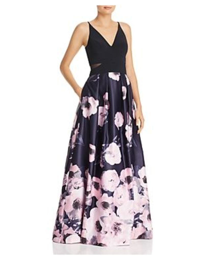 Avery G Floral Ball Gown
