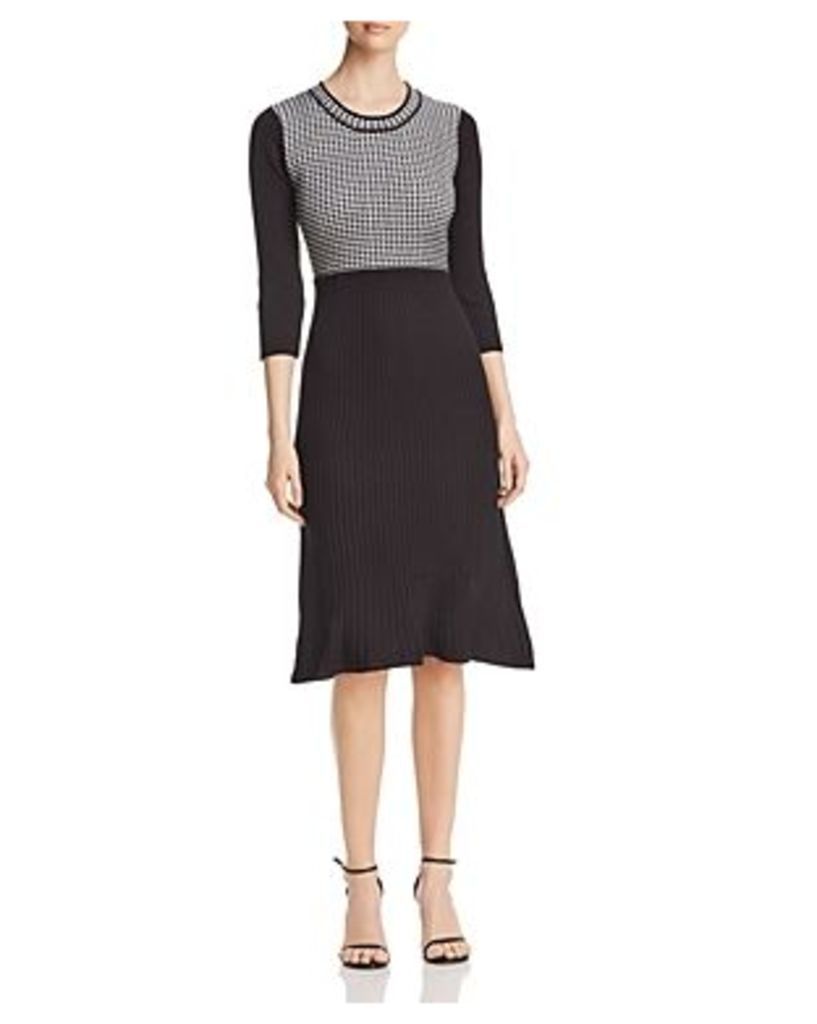 Calvin Klein Mixed-Stitch Sweater Dress