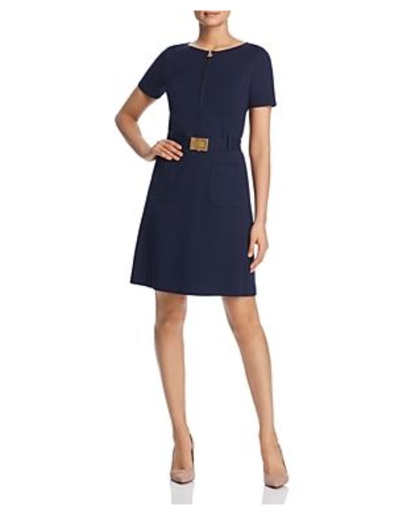 Tory Burch Belted A-Line Dress