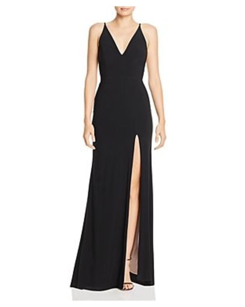 Avery G Embellished Cutout Gown