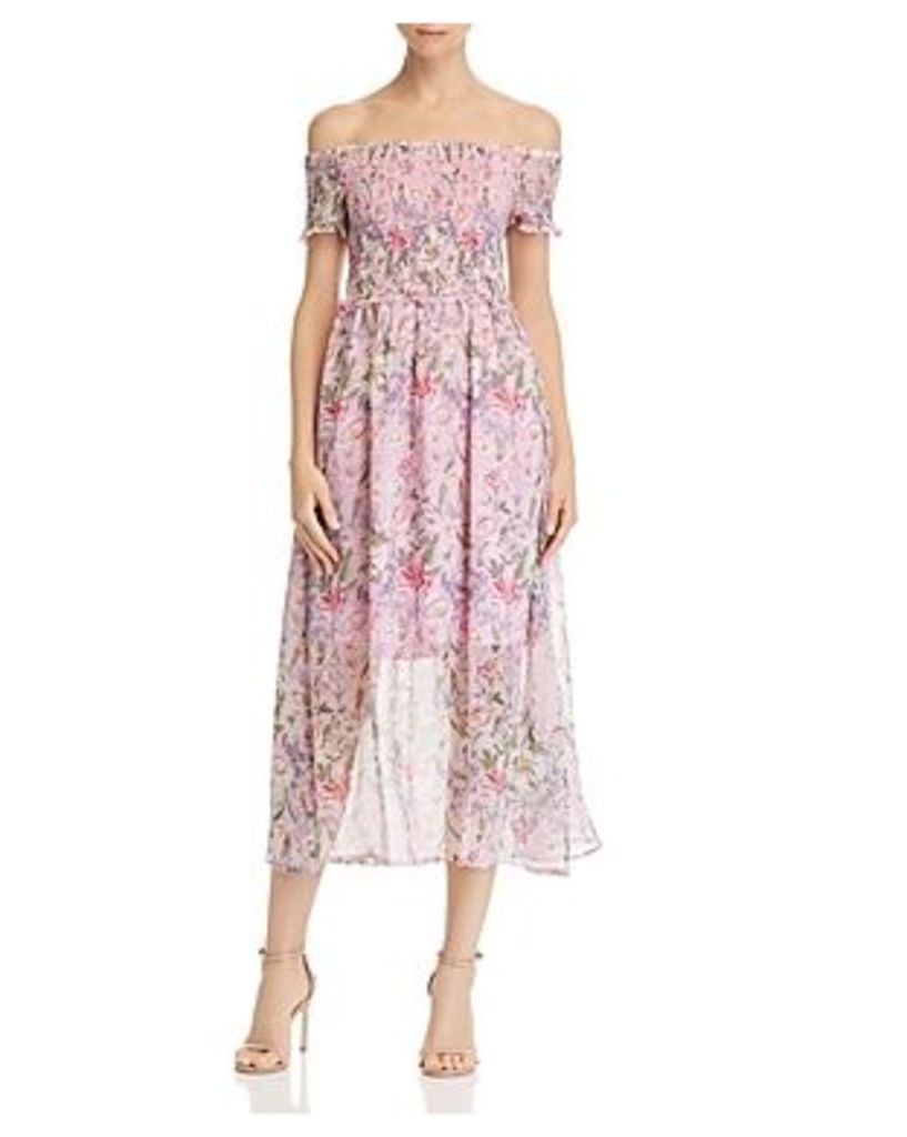 Sam Edelman Off-the-Shoulder Floral Dress