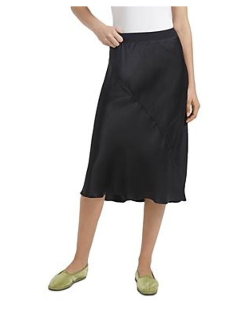Silk A-Line Skirt