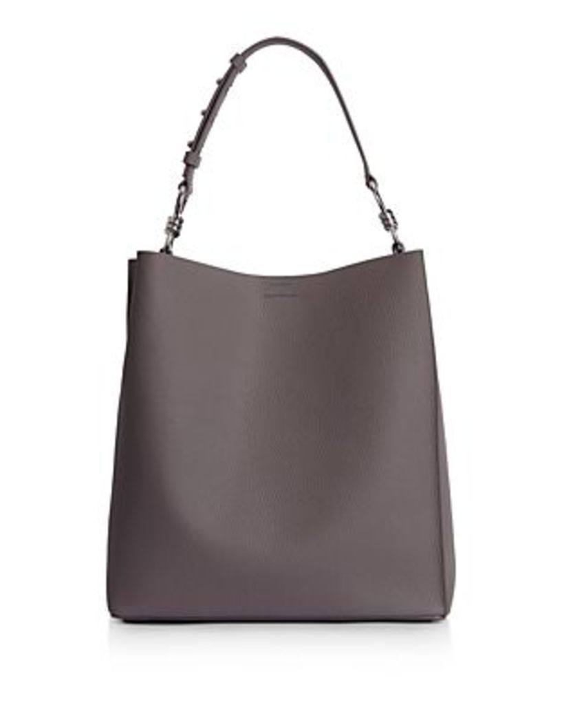 Allsaints Captain North South Leather Tote