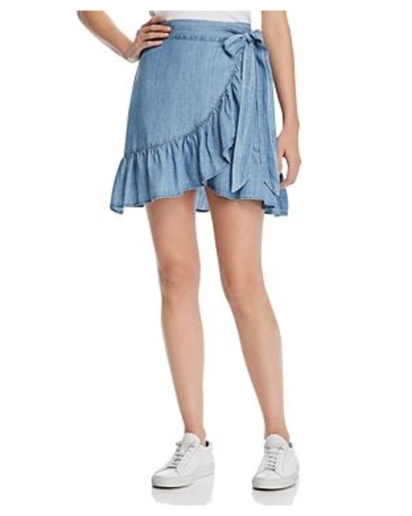 Etienne Chambray Wrap Skirt
